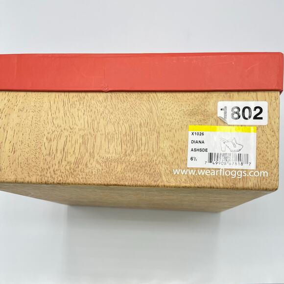 Floggs Diana Suede Platform Clog in Tan Size 6.5 - Picture 8 of 8